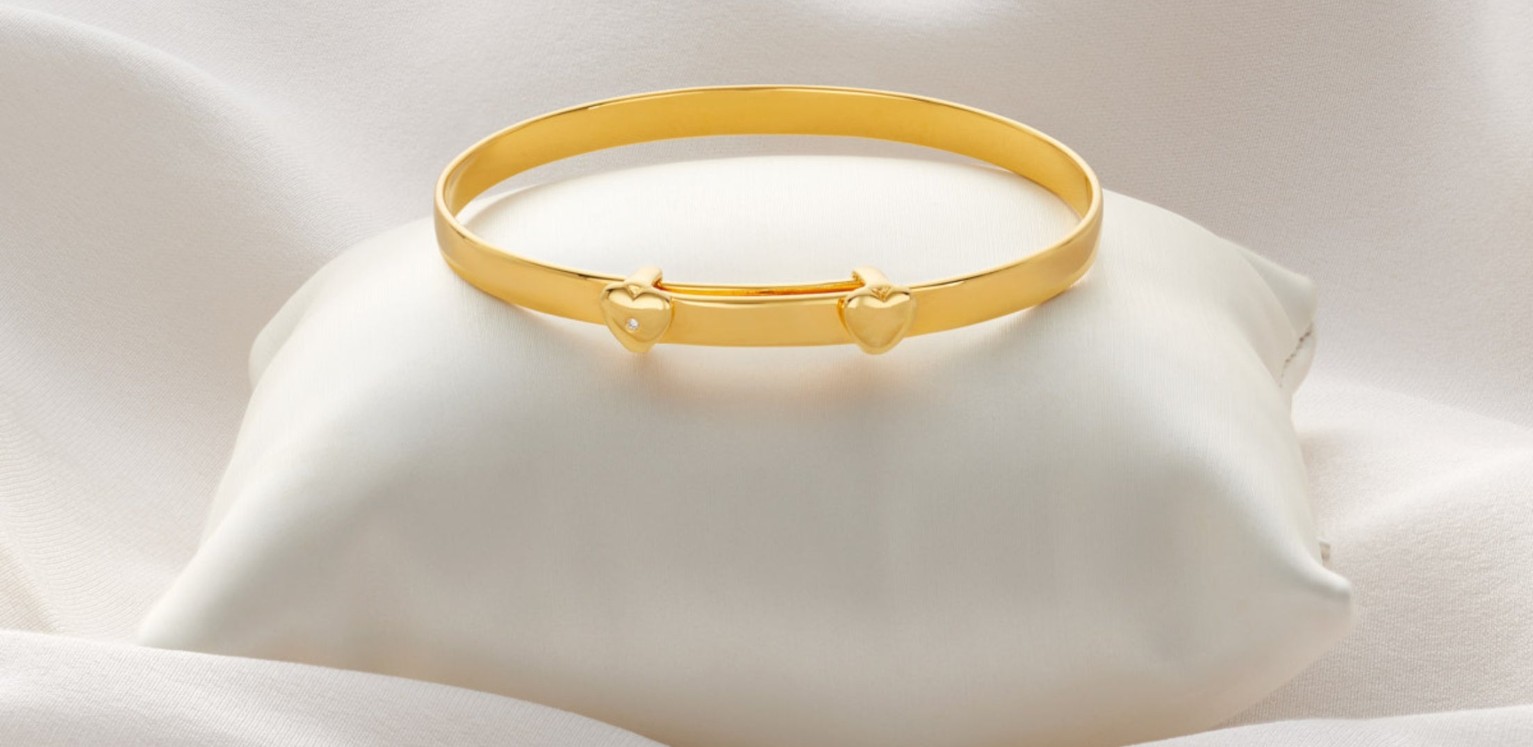 Gold Christening Bangles