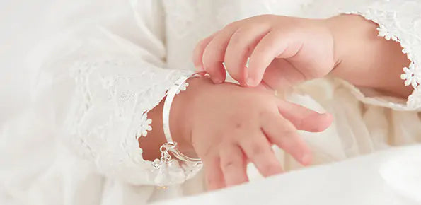 Silver & Gold-Plated Baby Bangles