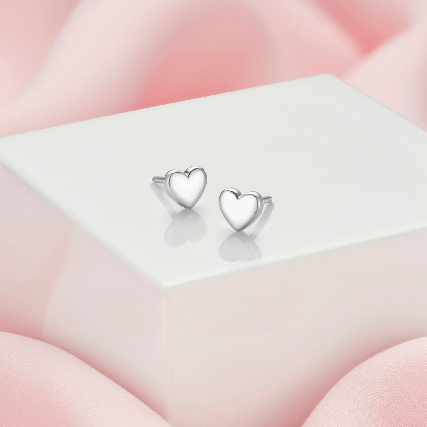 Sterling Silver My Little Heart Earrings