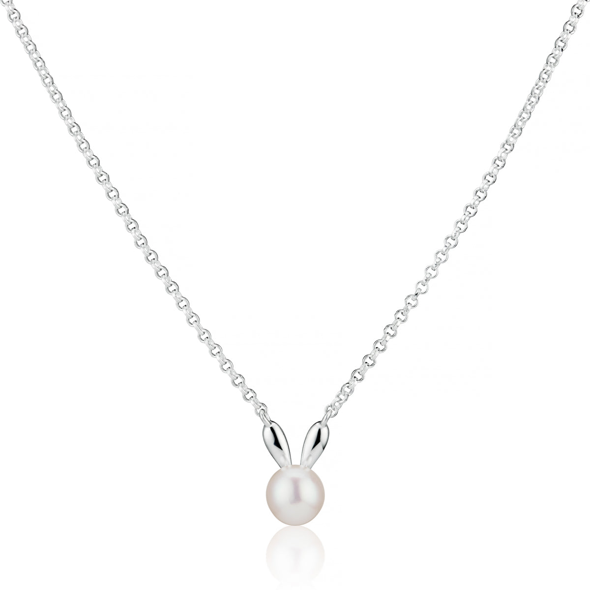 Bunny Rabbit Necklace Sterling Silver Molly Brown London