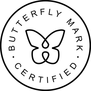 Butterfly Mark certification logo on a white background