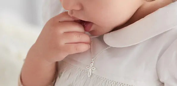 Silver & Gold-Plated Baby Necklaces