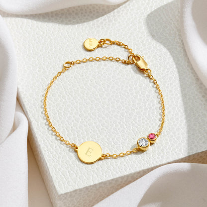 Forever Together Gemstone Bracelet - Gold Vermeil