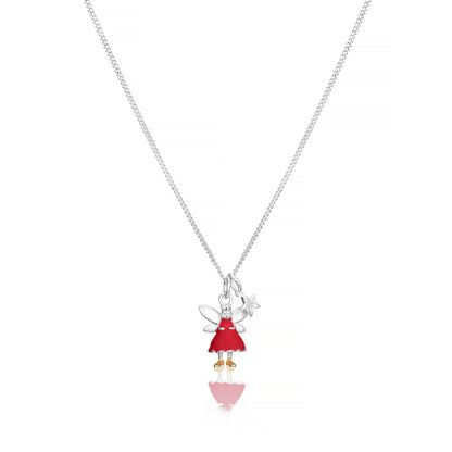 The First Diamond Christmas Fairy Necklace - NSPCC