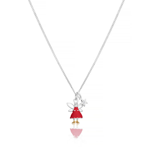 The First Diamond Christmas Fairy Necklace - NSPCC
