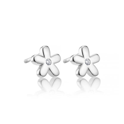 Sterling Silver My Little Flower Earrings