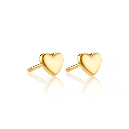Gold Vermeil My Little Heart Earrings