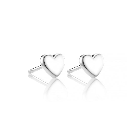 Sterling Silver My Little Heart Earrings