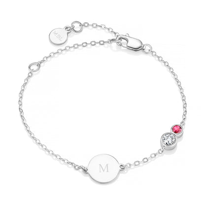 Forever Together Gemstone Bracelet - Sterling Silver