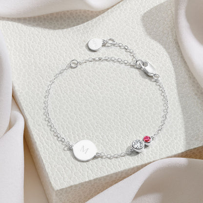 Forever Together Gemstone Bracelet - Sterling Silver