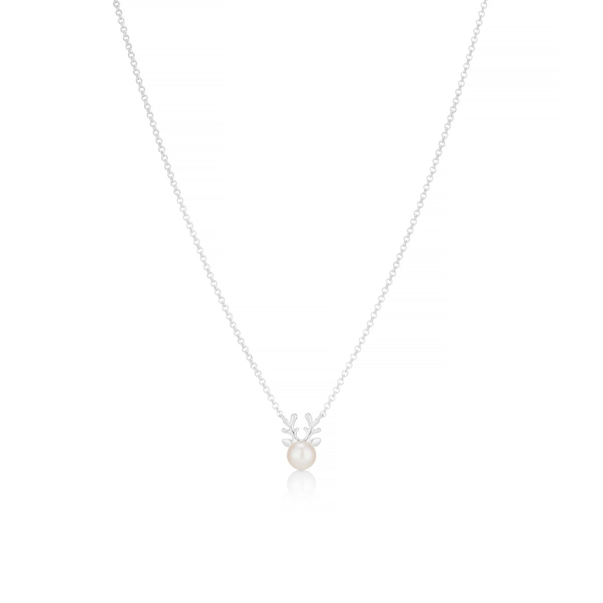 Reindeer Necklace - Sterling Silver