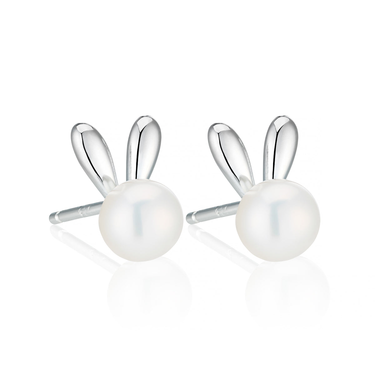 Bunny Rabbit Earrings - Sterling Silver