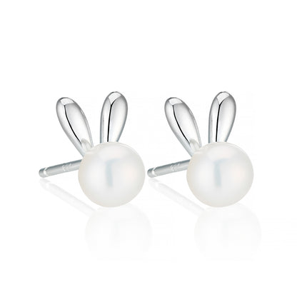 Bunny Rabbit Earrings - Sterling Silver