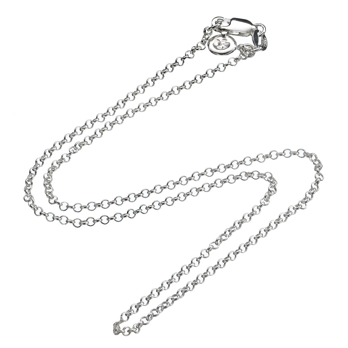 Molly Brown Sterling Silver Adjustable 14-16 Mini Belcher Chain