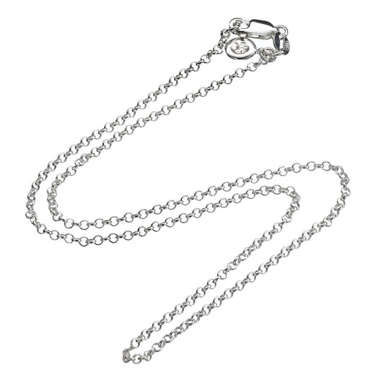 Molly Brown Sterling Silver Adjustable 16-18 Mini Belcher Chain