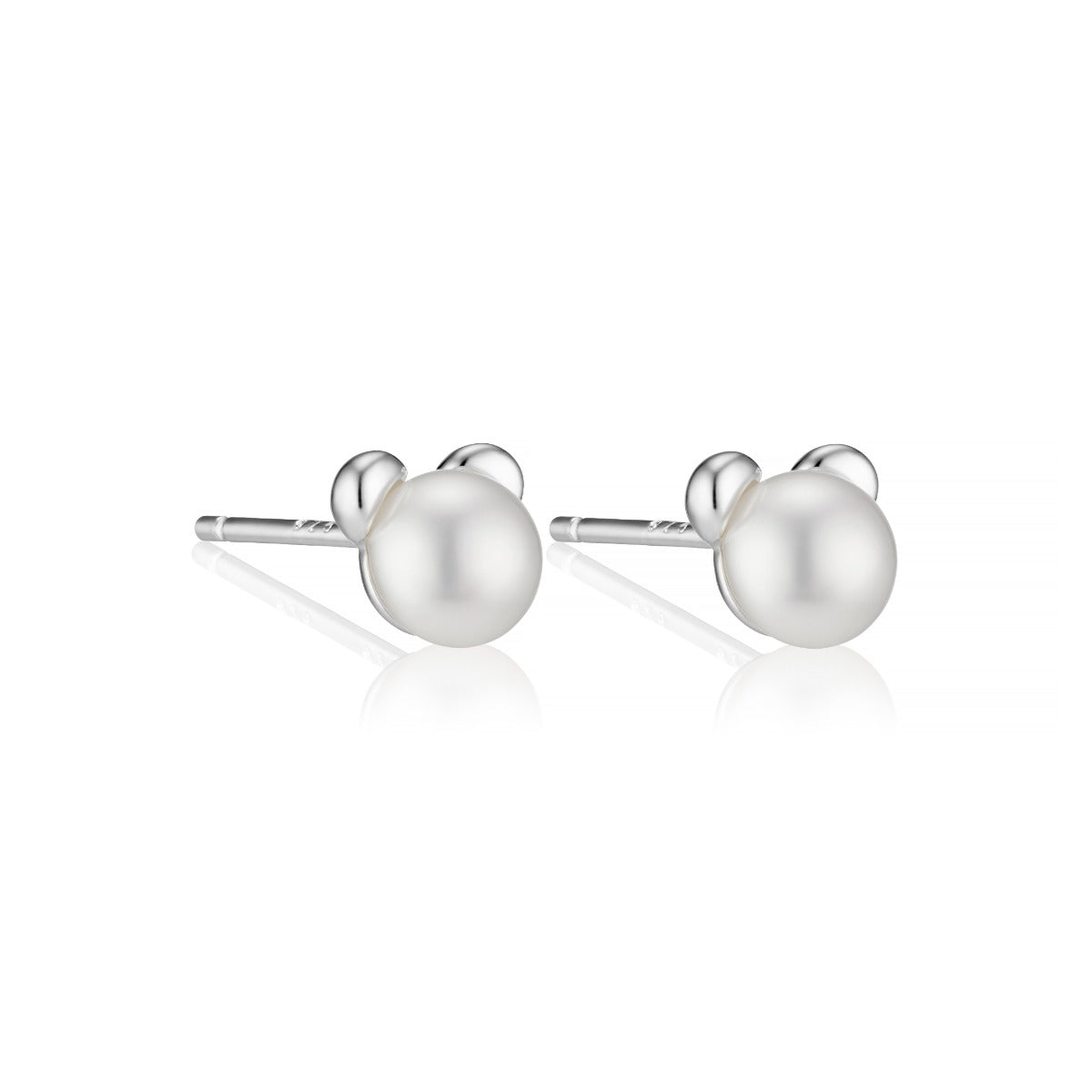 Little Bear Earrings - Sterling Silver