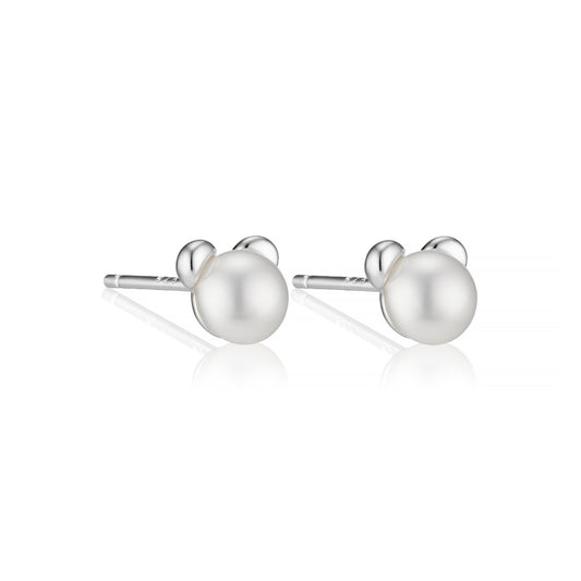 Little Bear Earrings - Sterling Silver