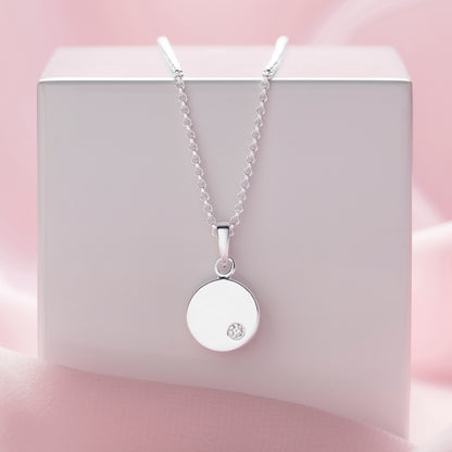 Heirloom Diamond Necklace - Sterling Silver