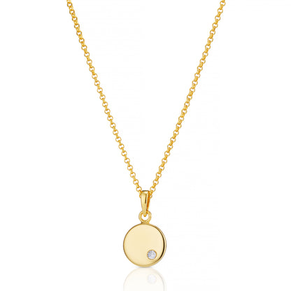 Heirloom Diamond Necklace - Gold Plated