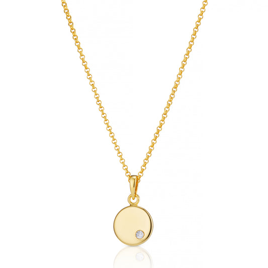 Heirloom Diamond Necklace - Gold Plated