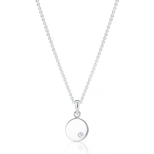 Heirloom Diamond Necklace - Sterling Silver
