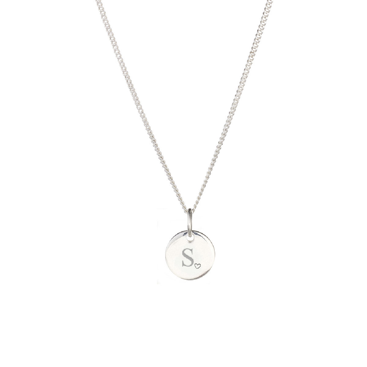 Personalised Her World Necklace - Sterling Silver