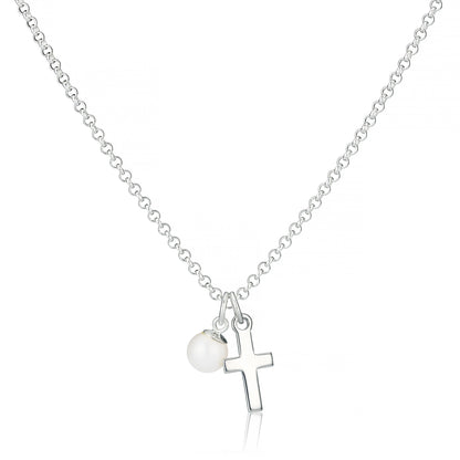 Christening Cross Necklace