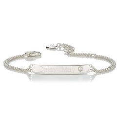 Personalised June Birthstone Pearl Bracelet