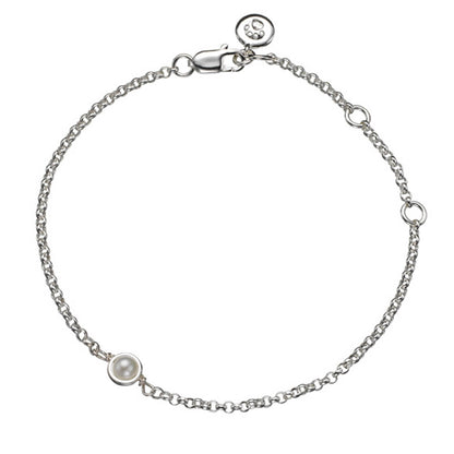June Birthstone Pearl Bracelet