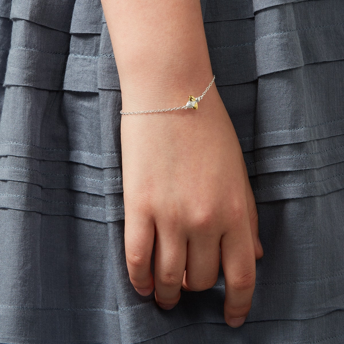 Honey Bee Bracelet - Sterling Silver