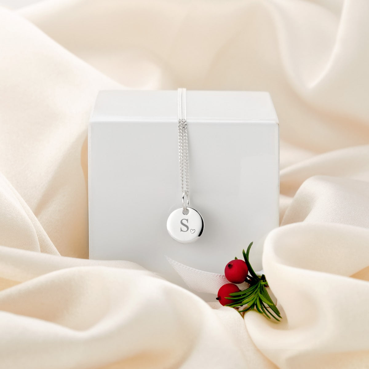 Personalised Her World Necklace - Sterling Silver