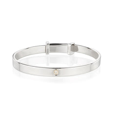 Personalised Forever Diamond Baby Bangle