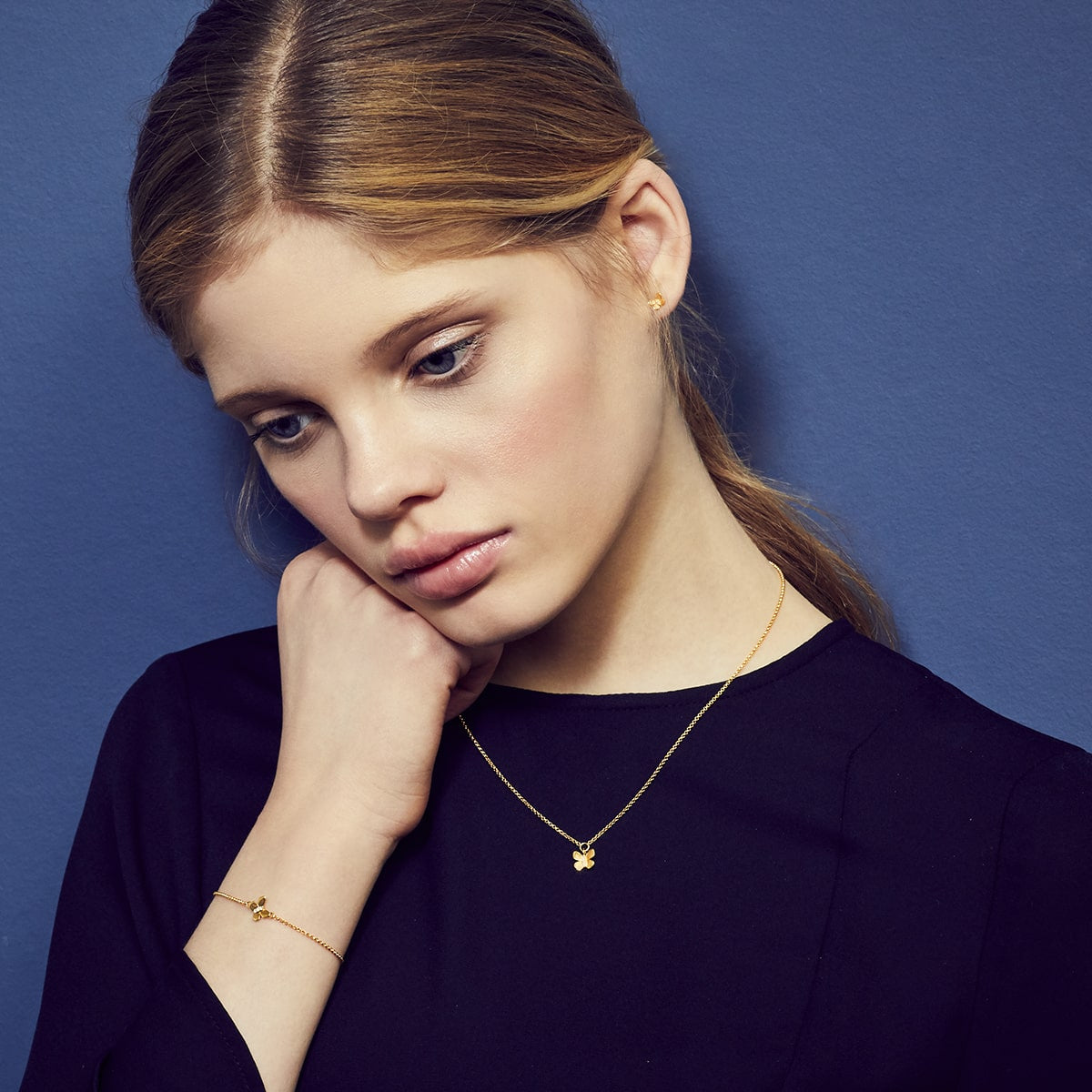 Monarch Butterfly Bracelet - Gold Plated