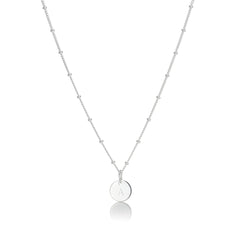 Confetti Disc Necklace - Sterling Silver