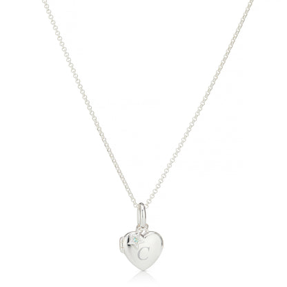 Personalised March Birthstone Aquamarine Locket Necklace