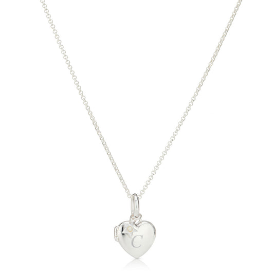 Personalised June Birthstone Pearl Locket Necklace