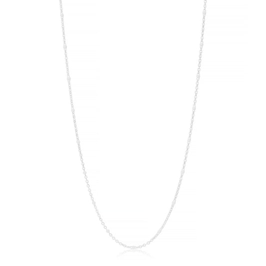 Little Treasure White Necklace - Sterling Silver