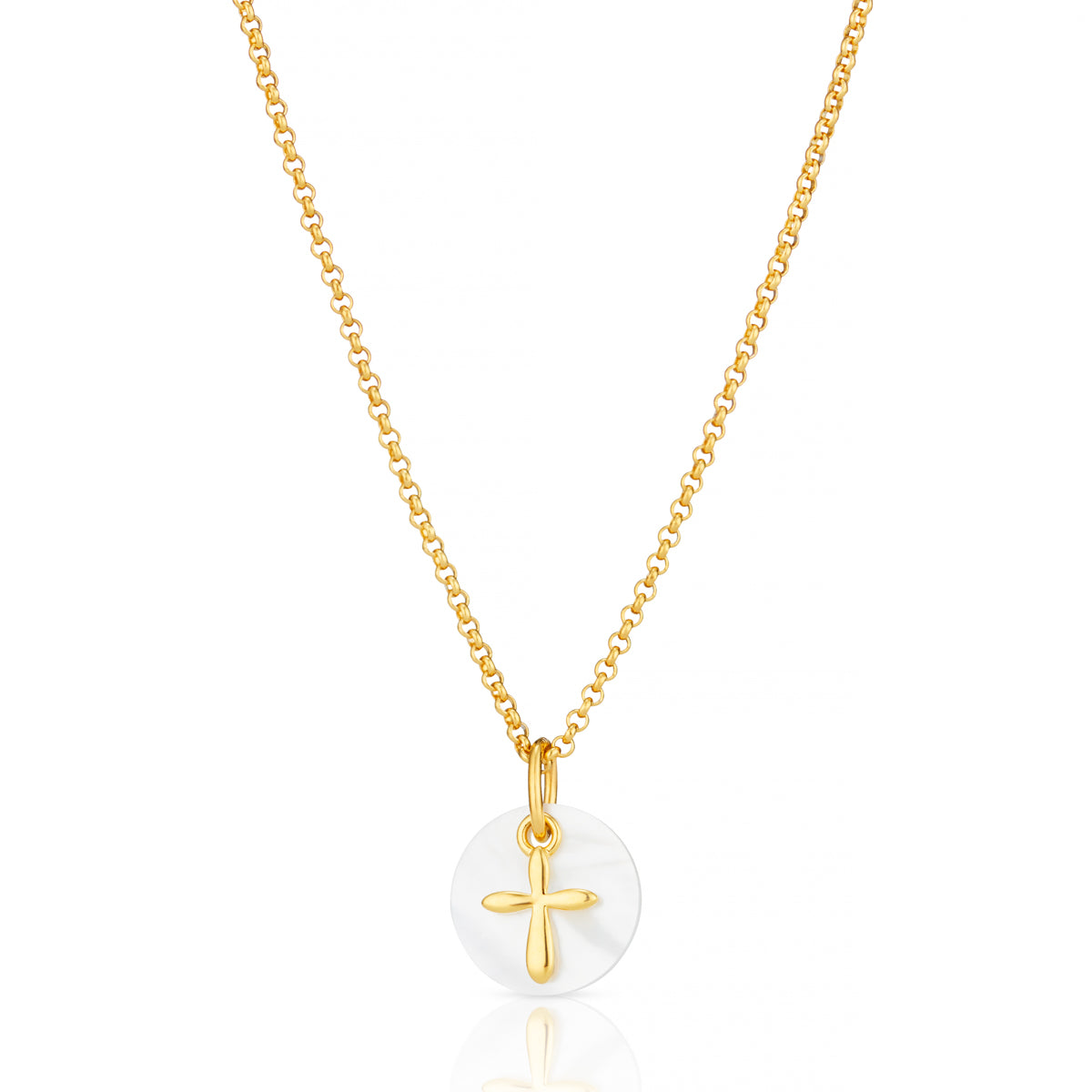 Hope Cross Necklace - Gold Plated