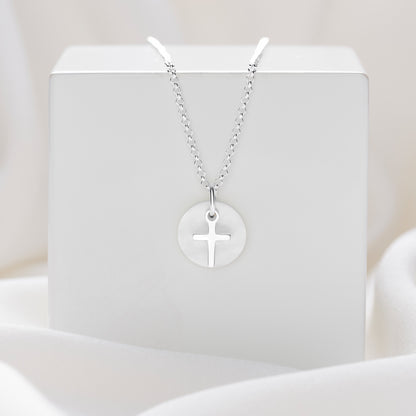 Hope Signature Cross Necklace - Sterling Silver