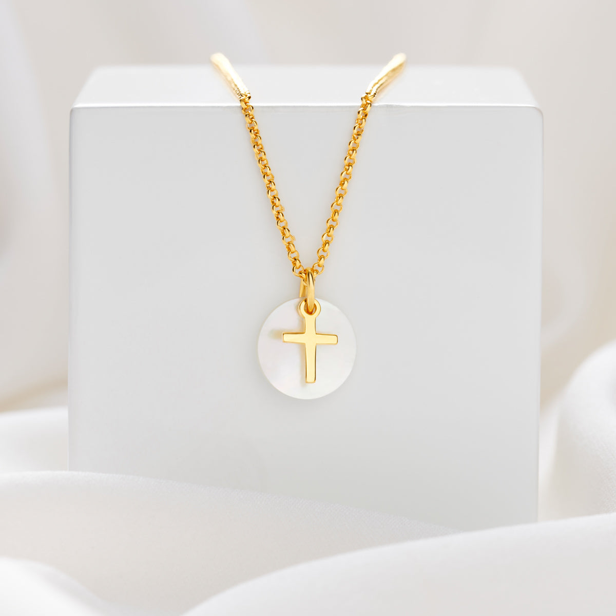Hope Signature Cross Necklace - Gold Plated