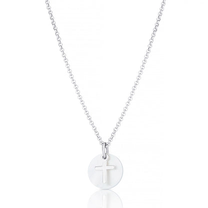 Hope Signature Cross Necklace - Sterling Silver