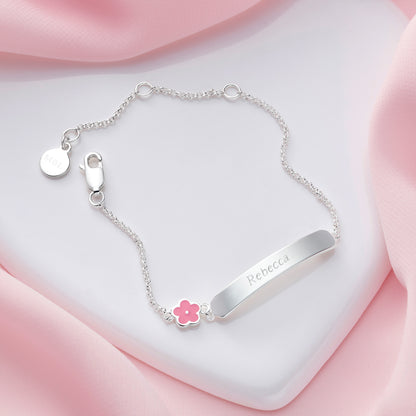 My Little Love Flower Identity Bracelet