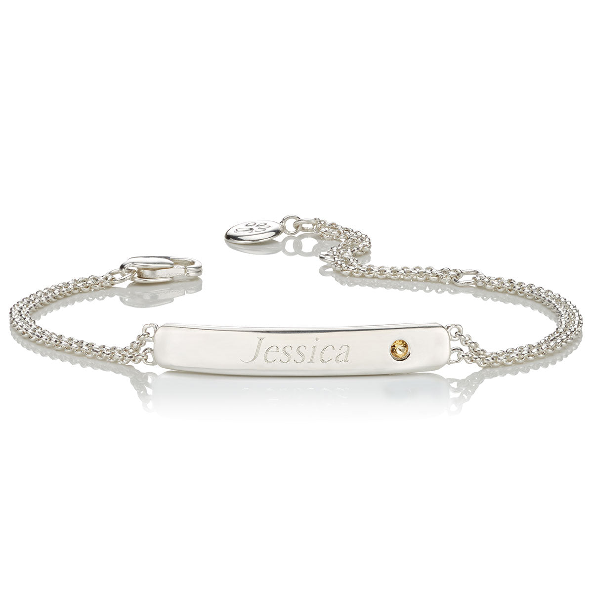 Personalised November Birthstone Citrine Bracelet