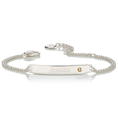 Personalised November Birthstone Citrine Bracelet