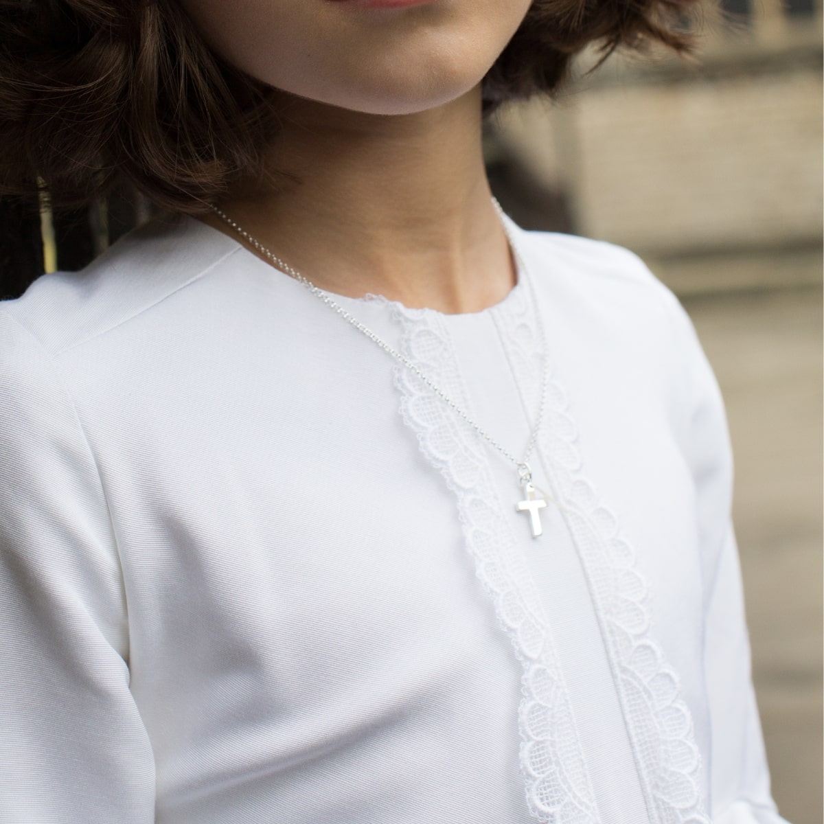 Signature Cross Necklace - Sterling Silver
