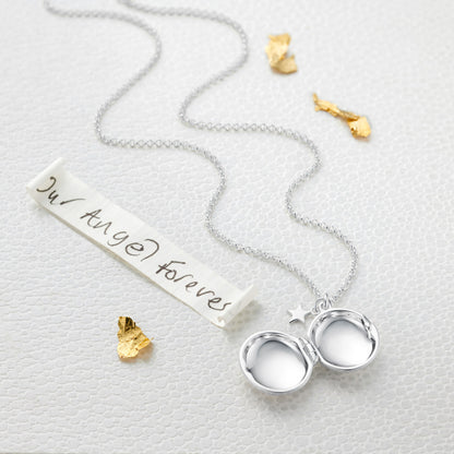 Personalised Secret Message Locket Necklace