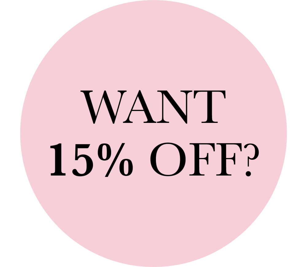 enjoy 15% off