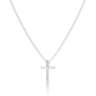 Faith Rounded Cross Necklace