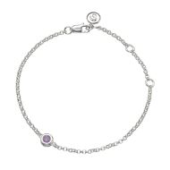 February Birthstone Bracelet - Amethyst