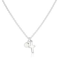 Baby's Baptism Cross Necklace